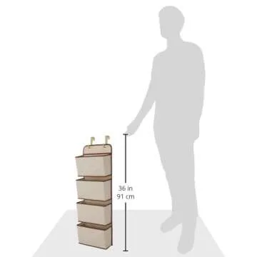 Delta Children 4 Pocket Hanging Organizer for Easy Storage