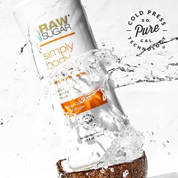 RAW SUGAR Simply Body Wash Vegan Clean Scented Shower Gel