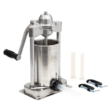 LEM Mighty Bite 5LB Stainless Steel Sausage Stuffer
