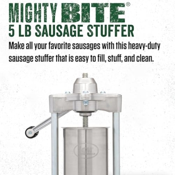 LEM Mighty Bite 5LB Stainless Steel Sausage Stuffer