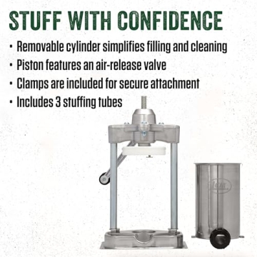 LEM Mighty Bite 5LB Stainless Steel Sausage Stuffer