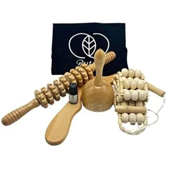 Wood Therapy Massage Tools Set for Body Sculpting