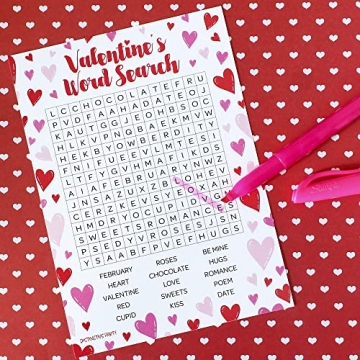 DISTINCTIVS Valentine's Day Classroom Party Game Collection
