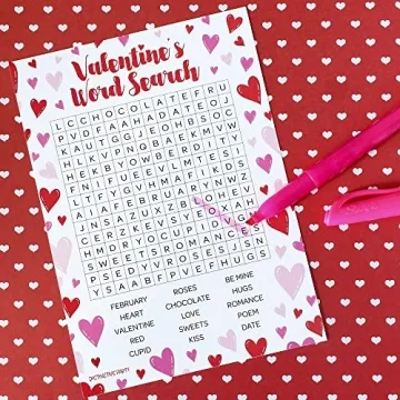 DISTINCTIVS Valentine's Day Classroom Party Game Collection