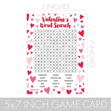 DISTINCTIVS Valentine's Day Classroom Party Game Collection