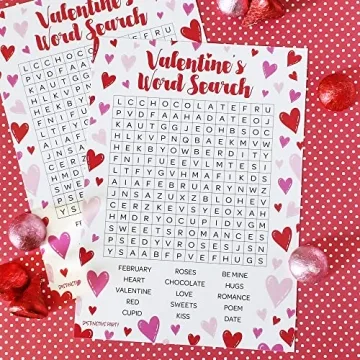 DISTINCTIVS Valentine's Day Classroom Party Game Collection