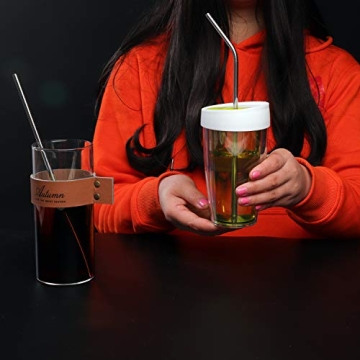 VEHHE Stainless Steel Reusable Straws for Tall Tumblers