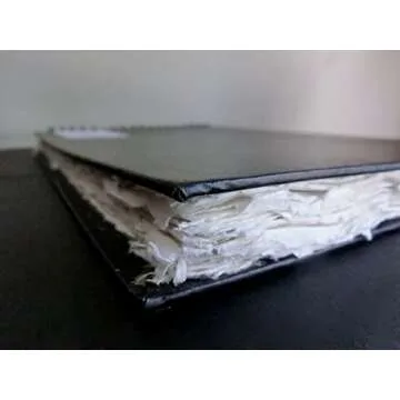 Indigo Artpapers Watercolor Paper Wiropad, 24 Sheets, 6x12 (140lb/300g) | Handmade 100% Cotton Rag, Cold Pressed, Acid-Free Water Color Paper with 4 Natural Deckle Edges, Watercolor Pad Sketchbook