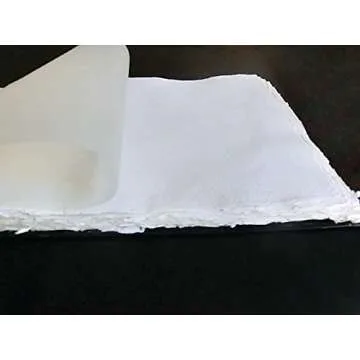 Indigo Artpapers Watercolor Paper Wiropad, 24 Sheets, 6x12 (140lb/300g) | Handmade 100% Cotton Rag, Cold Pressed, Acid-Free Water Color Paper with 4 Natural Deckle Edges, Watercolor Pad Sketchbook