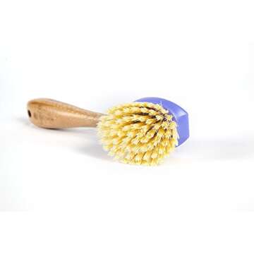 Full Circle Be Good Bamboo Handle Dish Brush – Sustainable Kitchen Cleaning with Tough Bristles