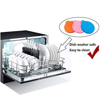 SACRONS Can Covers Universal Silicone Can Lids for Pet Food Cans Fits Most Standard Size Dog and Cat Can Tops BPA Free