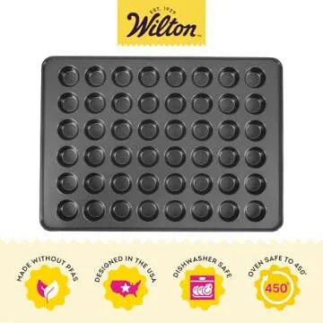 Wilton Non-Stick Mega Mini Muffin Pan for 48 Cupcakes