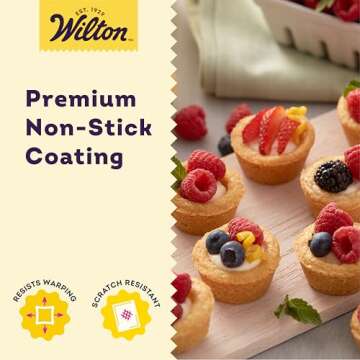 Wilton Non-Stick Mega Mini Muffin Pan for 48 Cupcakes