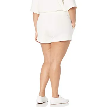 Chic Elaina French Terry Sweatshort for Women - Ivory