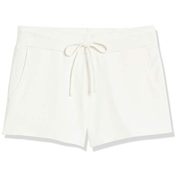 Chic Elaina French Terry Sweatshort for Women - Ivory