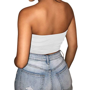 LAGSHIAN Women's Sexy Crop Top - Sleek & Stylish Tube Top