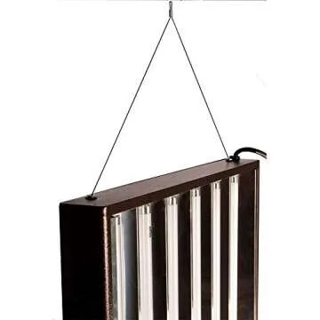 Hydrofarm Agrobrite Designer T5, FLP24, 96W 2 Foot, 4-Tube Fixture with Lamps, 2-Feet/4-Tube, Black