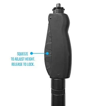 AxcessAbles Quick Release Microphone Stand for Performers