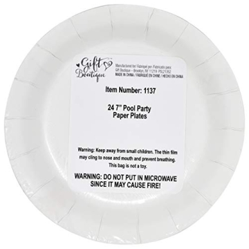 Gift Boutique Pool Party Supplies Set for 24 Guests