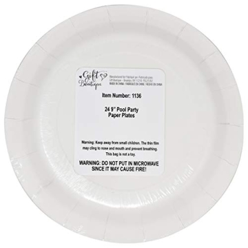 Gift Boutique Pool Party Supplies Set for 24 Guests