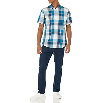 Amazon Essentials Men's Regular-Fit Poplin Shirt - Comfort & Style
