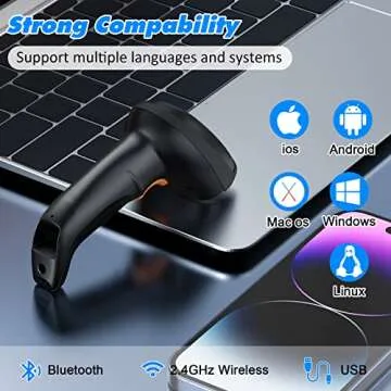 Efficient Bluetooth Wireless Barcode Scanner for All Use