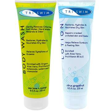 Chlorine Out Gift Set: Body Wash & Lotion for Swimmers