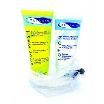 Chlorine Out Gift Set: Body Wash & Lotion for Swimmers