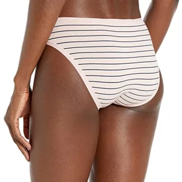 Amazon Essentials Women's Cotton Bikini Brief Underwear (Available in Plus Size), Pack of 6, Dots/Multicolor/Stars/Stripe, Small