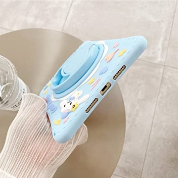 Cute iPad Case for Girls with Rotating Kickstand