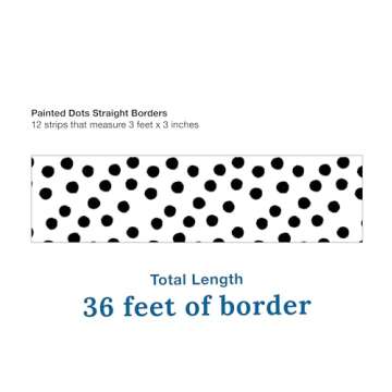 Schoolgirl Style - Twinkle Twinkle You're A STAR! Painted Dots Straight Borders