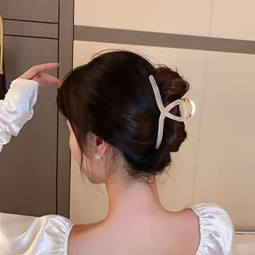 Large Metal Acetate Hair Claw Clips for Women