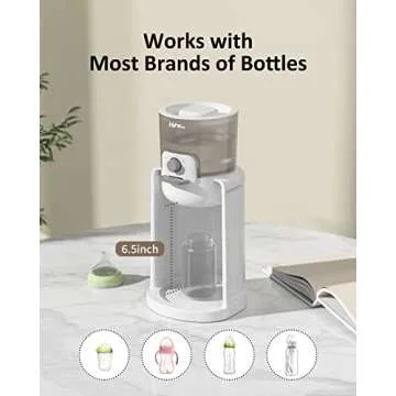 Water Warmer HEYVALUE Baby Bottle Warmer with Night Light