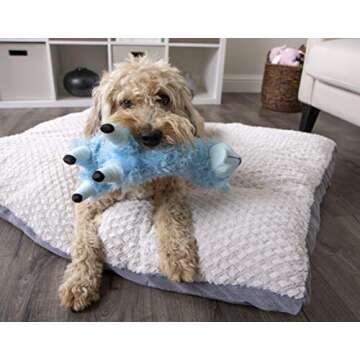 goDog Buck Tooth Llama Plush Dog Toy - Durable & Fun