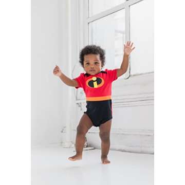 Disney Pixar Infant Baby Boys 5 Pack Bodysuits - Adorable and Comfortable Apparel