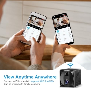 ZTTAOLII Mini WiFi 4K Security Camera with 100 Days Battery Life