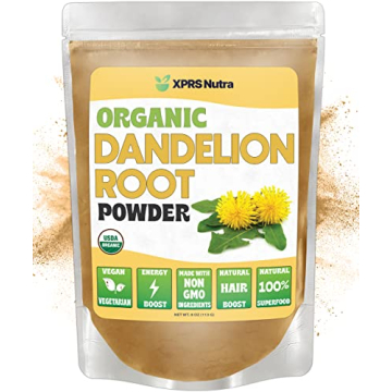 XPRS Nutra Organic Dandelion Root Powder - Vegan Friendly Antioxidant Power for Liver Support - Dand...