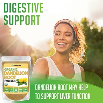 XPRS Nutra Organic Dandelion Root Powder for Health Boost