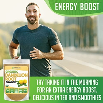 XPRS Nutra Organic Dandelion Root Powder for Health Boost