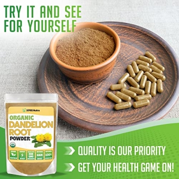 XPRS Nutra Organic Dandelion Root Powder for Health Boost