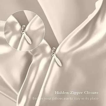 Silk Pillowcase for Hair and Skin, Mulberry Silk Beauty Sleep