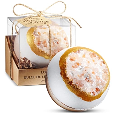 Luxury Dulce De Leche Bath Bomb, Handmade Spa Gift for All Ages