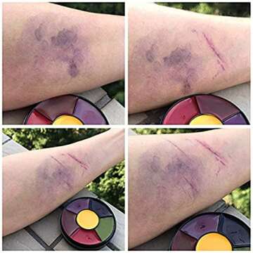 Mysense 6 Color Bruise Wheel for Stunning SFX Makeup