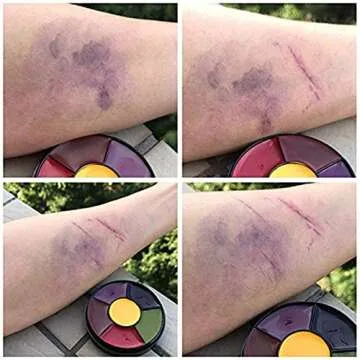 Mysense 6 Color Bruise Wheel for Stunning SFX Makeup