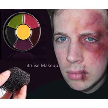 Mysense 6 Color Bruise Wheel for Stunning SFX Makeup