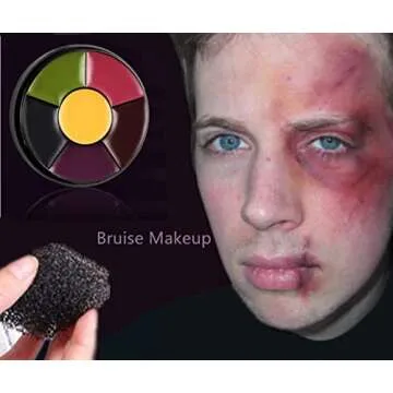 Mysense 6 Color Bruise Wheel for Stunning SFX Makeup