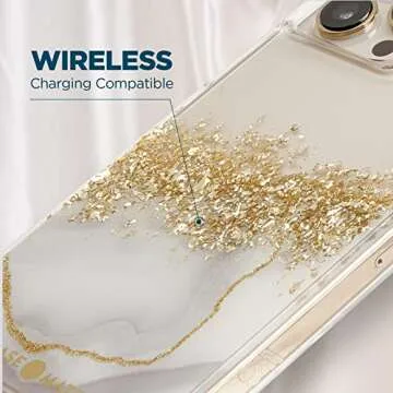 Elegant Case-Mate iPhone 13 Pro Max Karat Marble Case
