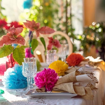 Vibrant Tissue Paper Pom Poms for Any Celebration