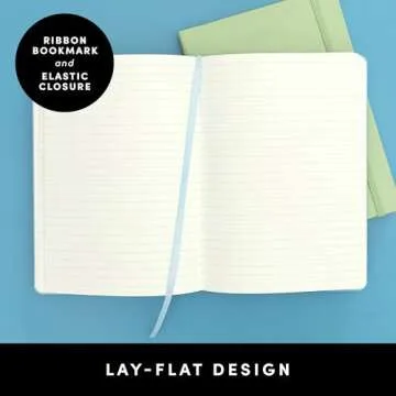 PAPERAGE Lined Journal Notebook, (White), 160 Pages, Medium 5.6 inches x 8 inches - 100 GSM Thick Paper, Hardcover