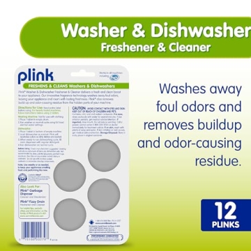 Plink Freshener & Cleaner for Washing Machine and Dishwasher